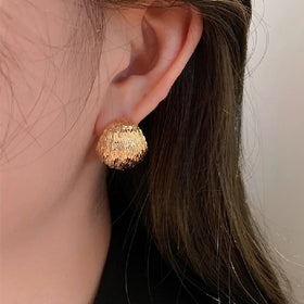 Curved Ball Earrings - 0
