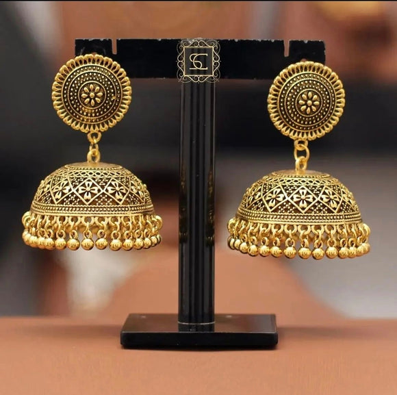 Round Metal Jhumki