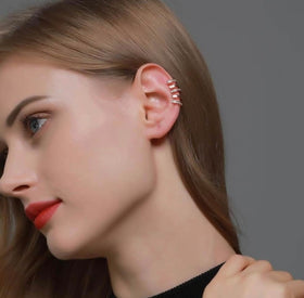 Fake Piercing Earcuf Clip - 0