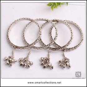 4 Pcs Jhumki Bangles - 0
