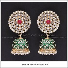 Flower Meena Jhumki - 0