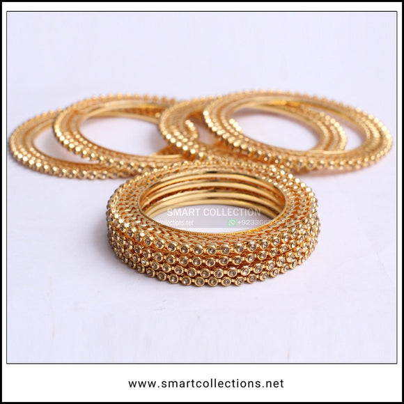 Golden Stone Bangles