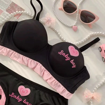 Cute Baby Bay Ruffle Lingerie Set - 0