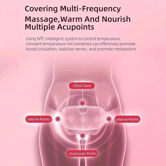 Period Cramp Relief Electric Heating Belt Massager