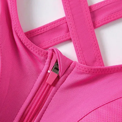 Breast Support Adjustable Side Strap Sports Bra