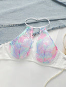 Rainbow Lace Non Padded Bra Set-3