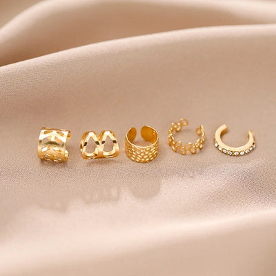 5 Pcs Earclip Earrings