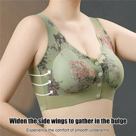 Front Open Comfort Push-Up Anti-Sagging Everyday Bra - 0