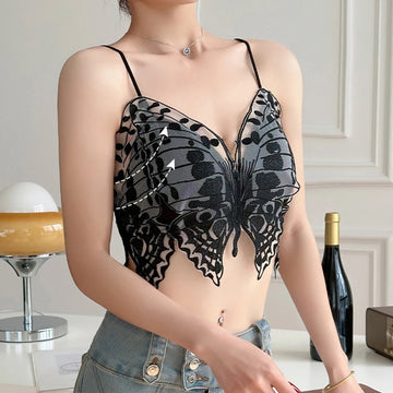 Sexy Butterfly Embroidery Bra