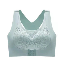 Buy pista-green Breast Uplift Anti-Sagging  posture Corrector Bra
