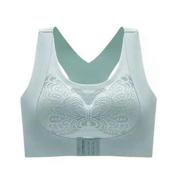 Buy pista-green Breast Uplift Anti-Sagging  posture Corrector Bra