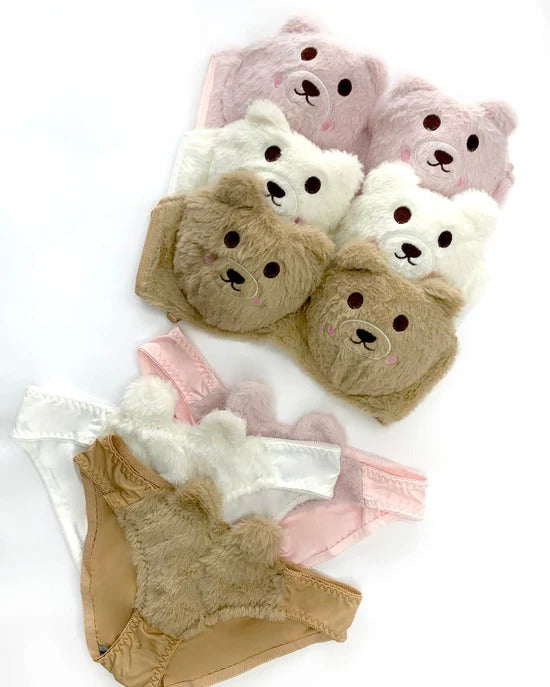 Taddy Anime Soft Fur Panty Set