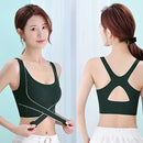 Side Buckle Front Cross Support Bra-4
