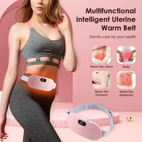 Period Cramp Relief Electric Heating Belt Massager