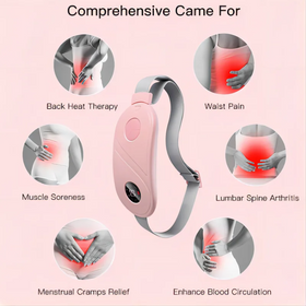 Period Cramp Relief Electric Heating Belt Massager - 0