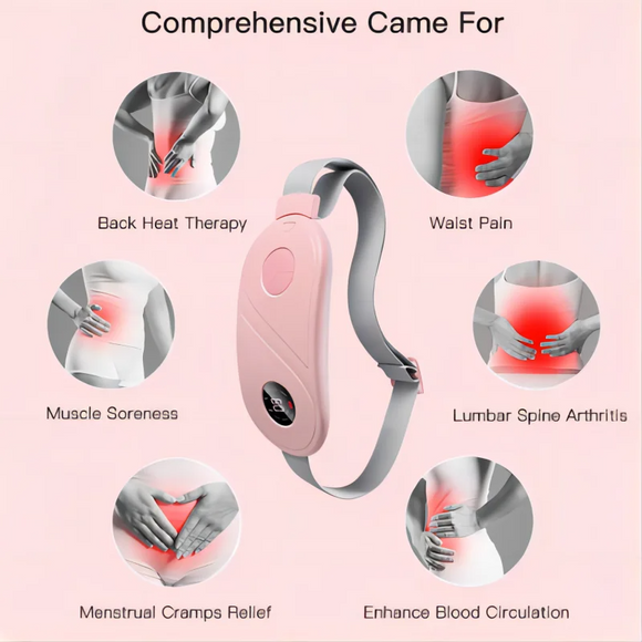 Period Cramp Relief Electric Heating Belt Massager