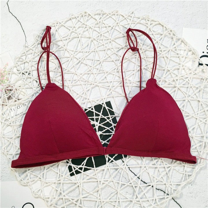 New Light Padded Triangle Cup Cotton T-shirt Bra