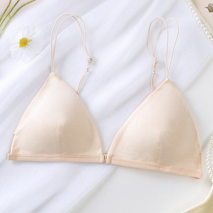 New Light Padded Triangle Cup Cotton T-shirt Bra