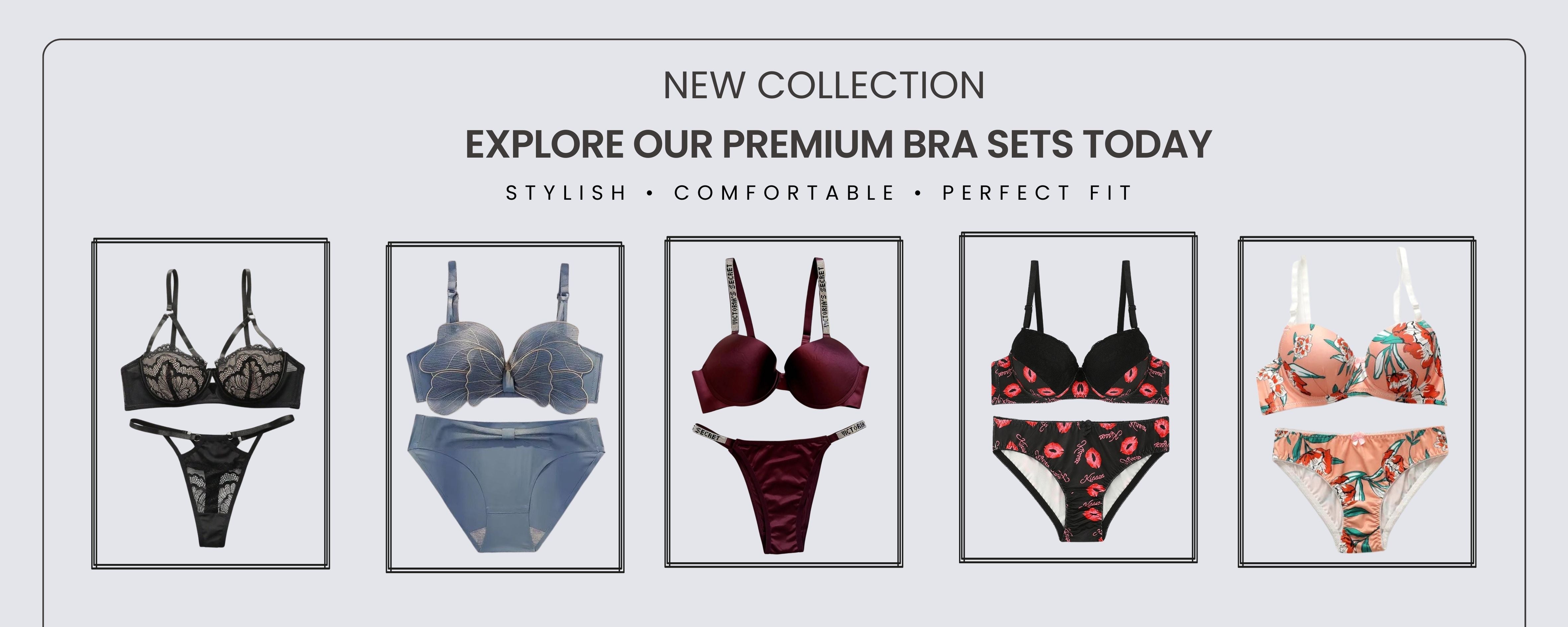 Neutral modern fashion collection banner 1000 x 400 mm