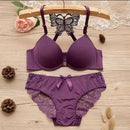 Women's Padded Butterfly Style Bra Set-6