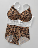 Ultra Stretch Leopard Pattern Intimate Set-3