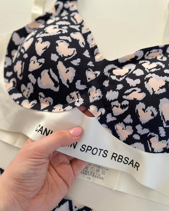 Ultra Stretch Leopard Pattern Intimate Set