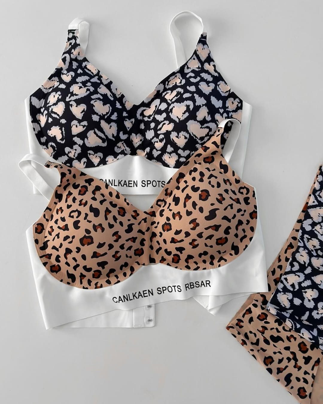 Ultra Stretch Leopard Pattern Intimate Set | Smart Collection
