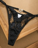 Baroque Floral Lace Crystal Heart Buckle Set-8