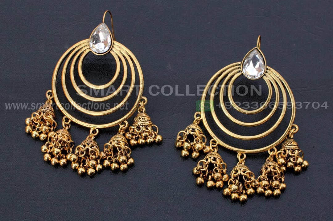 Stone Bali Jhumki