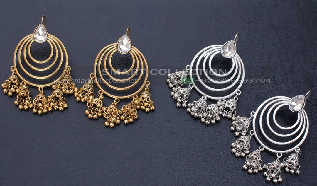 Stone Bali Jhumki - 0