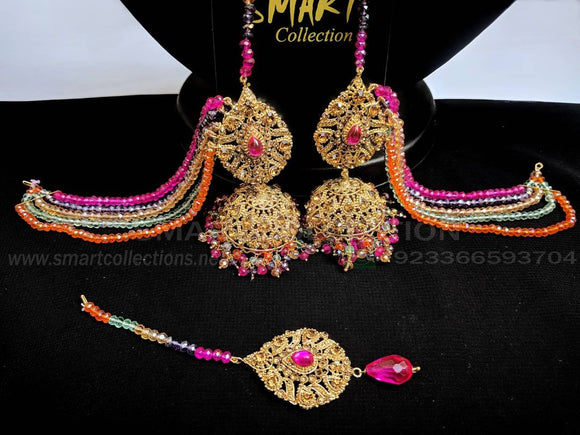Multi Sahra Earrings teeka