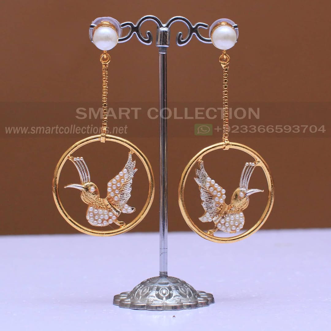 Bird Loop Earrings