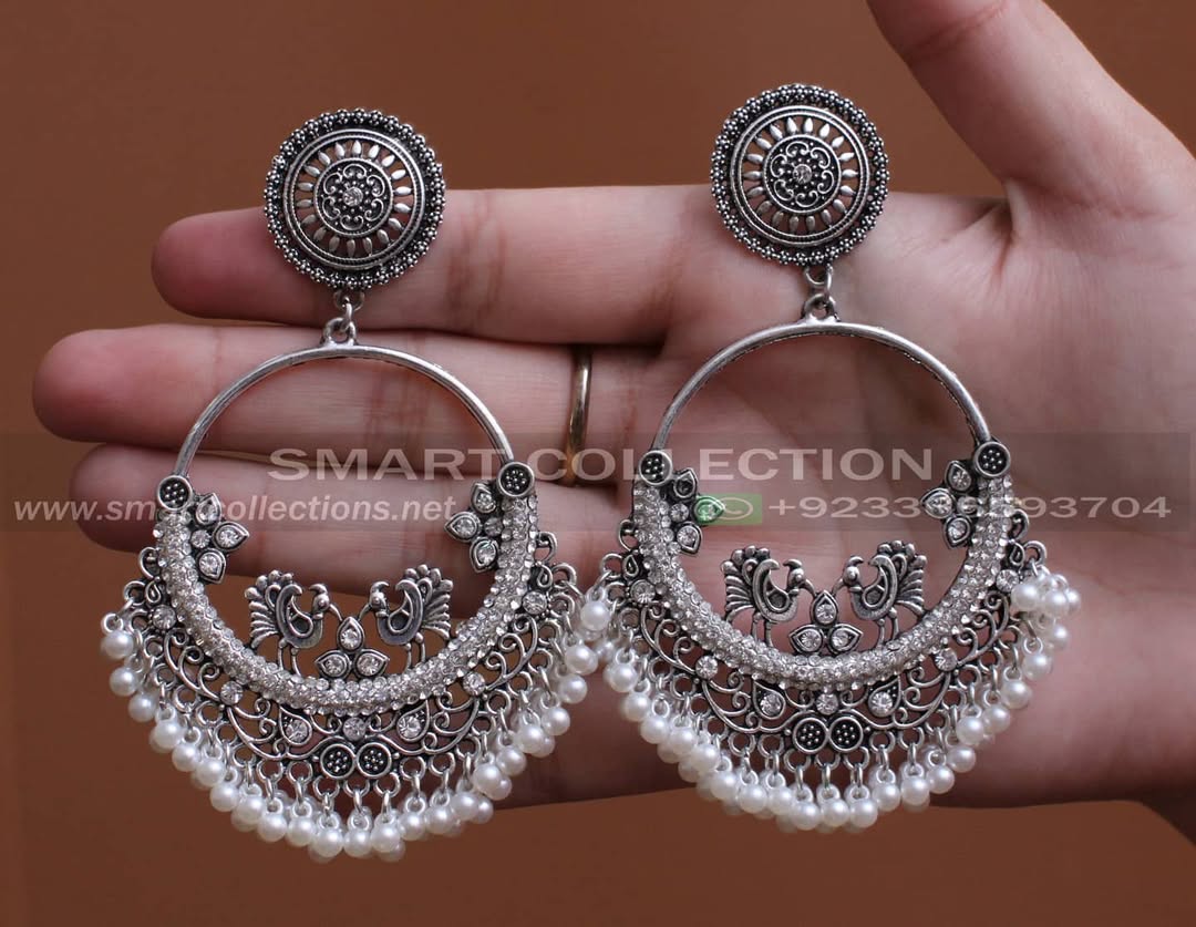 Silver Statement Earrings