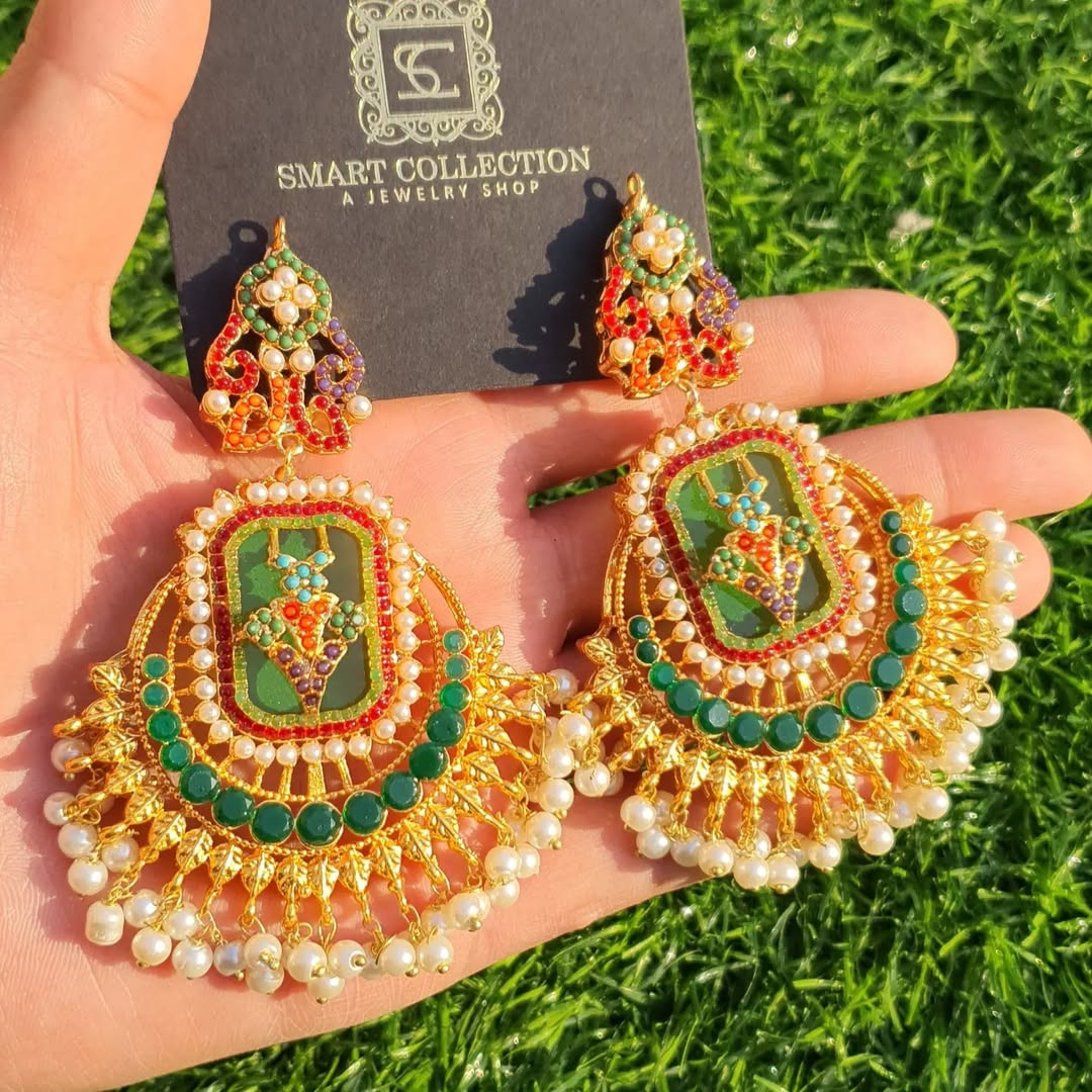 Dilkash Stone Earrings - 0