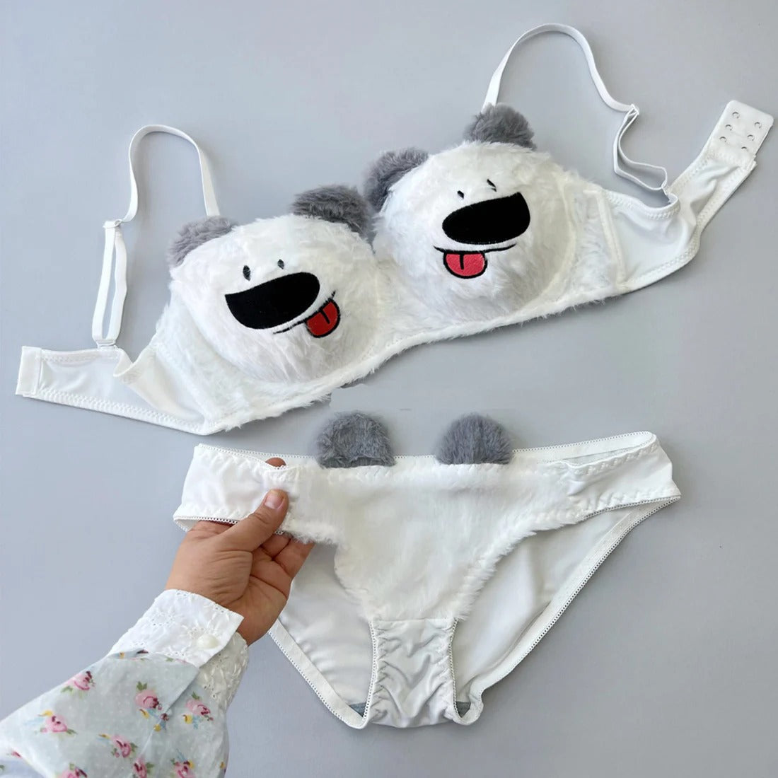 High Quality Sexy Cute Kitty Anime Soft Bra & Panty