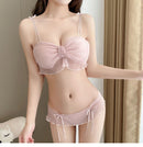 Cute Stylish Bow Style Padded Soft Bra Set-1