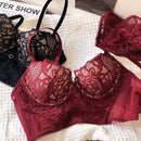 Soft Padded Lace Bra Set-4