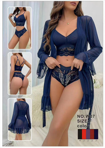 Luxury Lace Intimate 3 Piece Lingerie