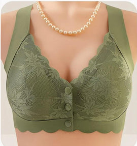 Front Open Comfort Lace Bra