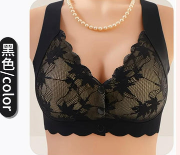 Front Open Comfort Lace Bra