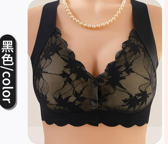 Front Open Comfort Lace Bra