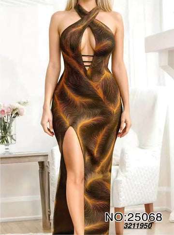Criss Cross Maxi Dress