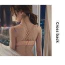 Front Bow Cross Back Bra Set-4