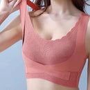 Breast Support Adjustable Side Buckle Push Up Bra-4