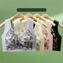 Leaf Print Anti-Sagging Bra-2