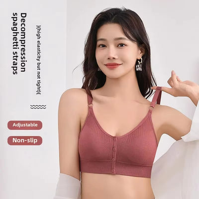 Women's Wireless Strapless Backless Breathable Sports Bra - 0