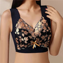 Leaf Print Anti-Sagging Bra-1