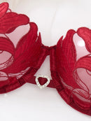 Luxury Floral Embroidery Lingerie Set-7