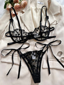 Romantic Heart Lace Ribbon Tie Set-9