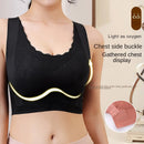 Breast Support Adjustable Side Buckle Push Up Bra-5